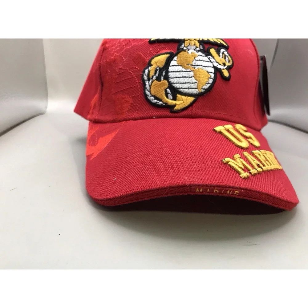 Red Marine Ball Cap 